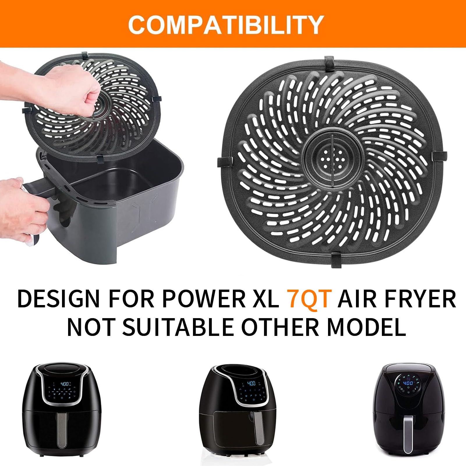 Amazon.co.jp: Power XL Gowise 5 QT 7QT エアフライヤー用エア